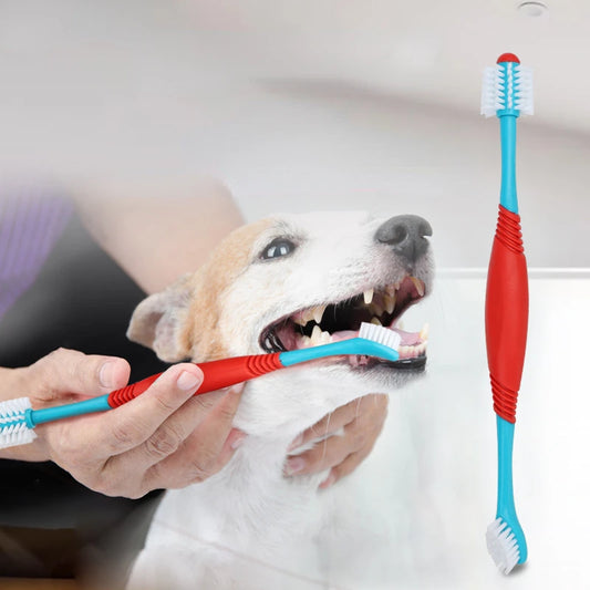 Double Head Dog Toothbrush